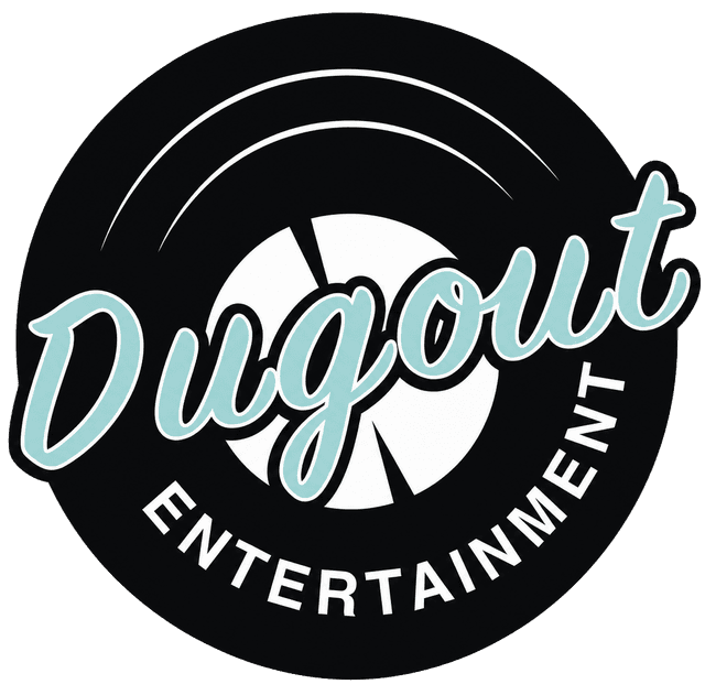 Dugout Entertainment — vinyl record logo